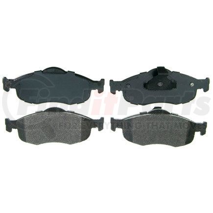 ZX648 by WAGNER - QuickStop Semi-Metallic Disc Brake Pad Set