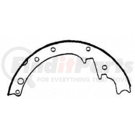 PAB525 by WAGNER - ThermoQuiet Drum Brake Shoe Set