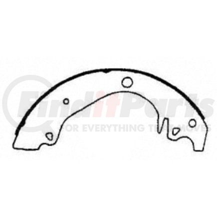 PAB623 by WAGNER - BRAKE SHOE SET