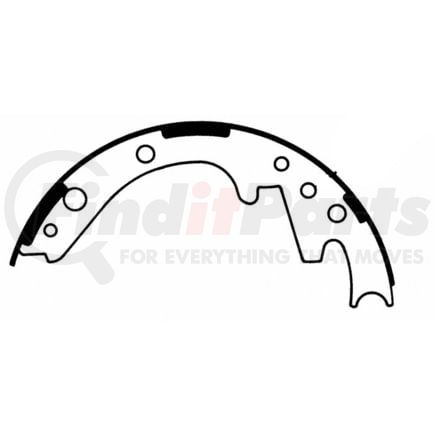 PAB329 by WAGNER - BRAKE SHOE SET