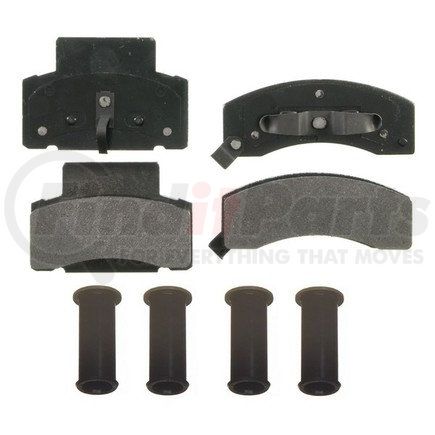 ZX459 by WAGNER - QuickStop Semi-Metallic Disc Brake Pad Set