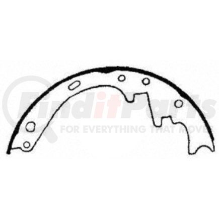 PAB265 by WAGNER - BRAKE SHOE SET