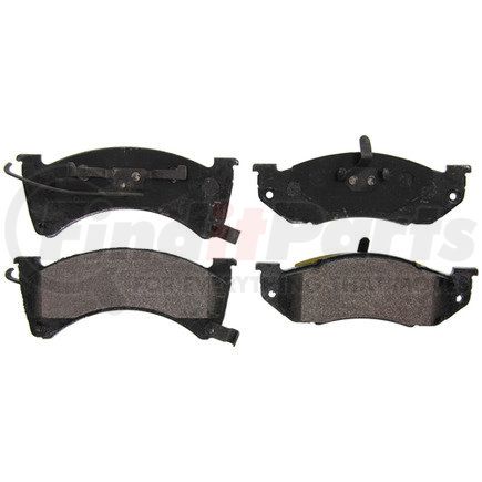 ZX478 by WAGNER - QuickStop Semi-Metallic Disc Brake Pad Set