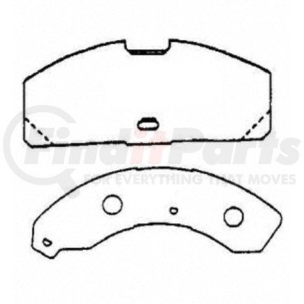 Wagner MX151 Disc Brake Pad Set DISC PAD SET