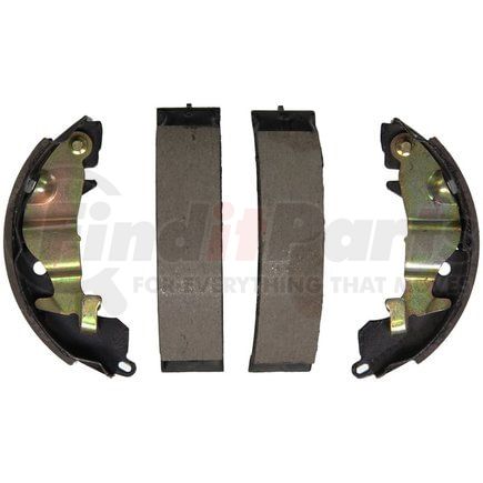 PAB558 by WAGNER - Wagner ThermoQuiet PAB558 Drum Brake Shoe Set