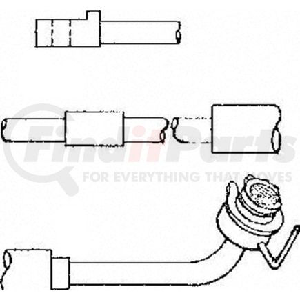 F111132 by WAGNER - BRAKE HOSE