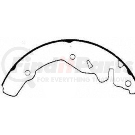 PAB520 by WAGNER - Wagner ThermoQuiet PAB520 Drum Brake Shoe Set