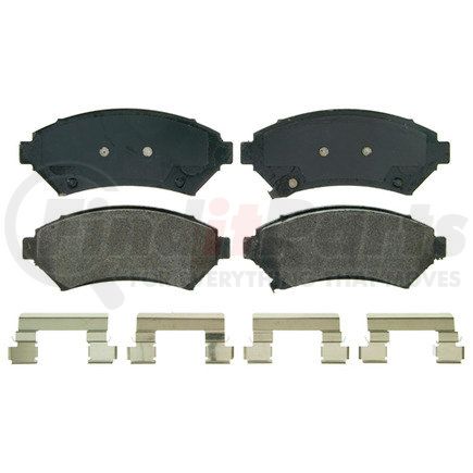 ZX699 by WAGNER - QuickStop Semi-Metallic Disc Brake Pad Set