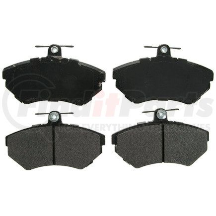 ZX704 by WAGNER - QuickStop Semi-Metallic Disc Brake Pad Set