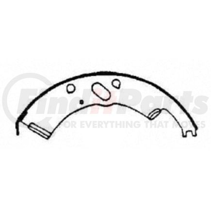 ANA381R by WAGNER - BRAKE SHOE SET