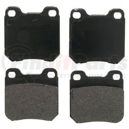 ZX709A by WAGNER - QuickStop Semi-Metallic Disc Brake Pad Set