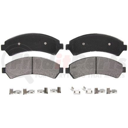 ZX726 by WAGNER - QuickStop Semi-Metallic Disc Brake Pad Set