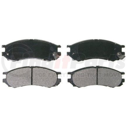 ZX728 by WAGNER - QuickStop Semi-Metallic Disc Brake Pad Set