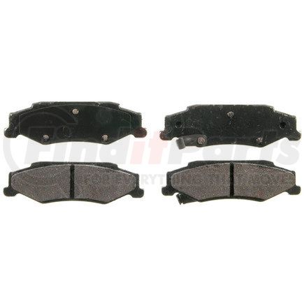 ZX732 by WAGNER - QuickStop Semi-Metallic Disc Brake Pad Set