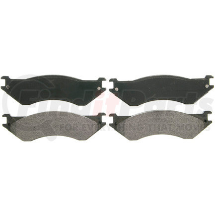 ZX758 by WAGNER - QuickStop Semi-Metallic Disc Brake Pad Set