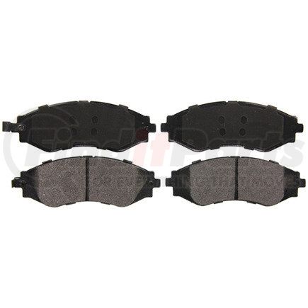 ZX797 by WAGNER - QuickStop Semi-Metallic Disc Brake Pad Set