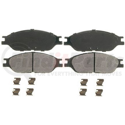 ZX803 by WAGNER - QuickStop Semi-Metallic Disc Brake Pad Set