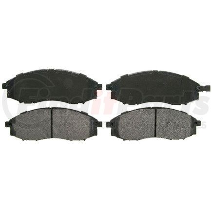 ZX830A by WAGNER - QuickStop Semi-Metallic Disc Brake Pad Set