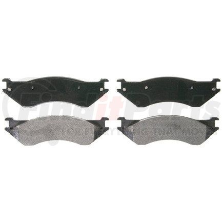 ZX842 by WAGNER - QuickStop Semi-Metallic Disc Brake Pad Set