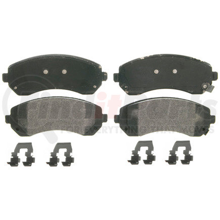 ZX844 by WAGNER - QuickStop Semi-Metallic Disc Brake Pad Set