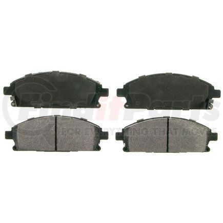 ZX855 by WAGNER - QuickStop Semi-Metallic Disc Brake Pad Set