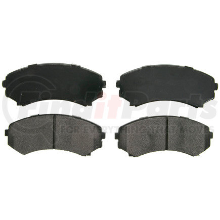 ZX867 by WAGNER - QuickStop Semi-Metallic Disc Brake Pad Set