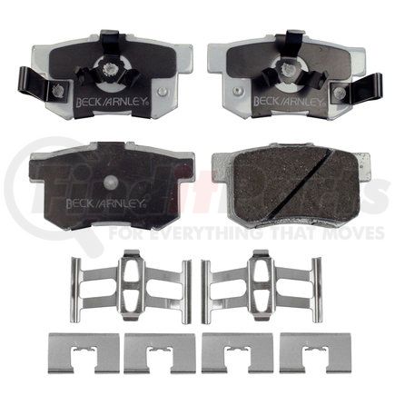 085-6733 by BECK ARNLEY - PREMIUM ASM PADS W / HARDWARE