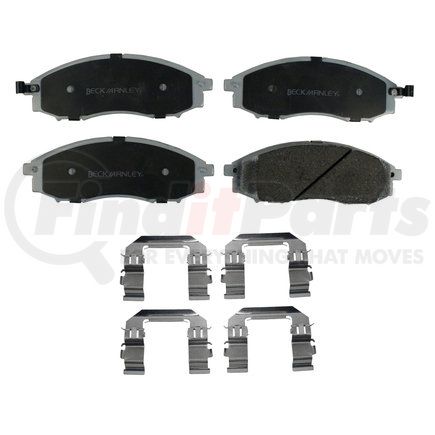 085-6653 by BECK ARNLEY - PREMIUM ASM PADS W / HARDWARE