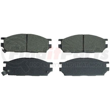 ZD534 by WAGNER - QuickStop Ceramic Disc Brake Pad Set