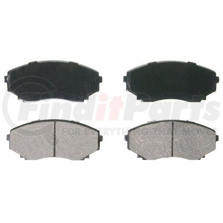 ZD551 by WAGNER - QuickStop Ceramic Disc Brake Pad Set