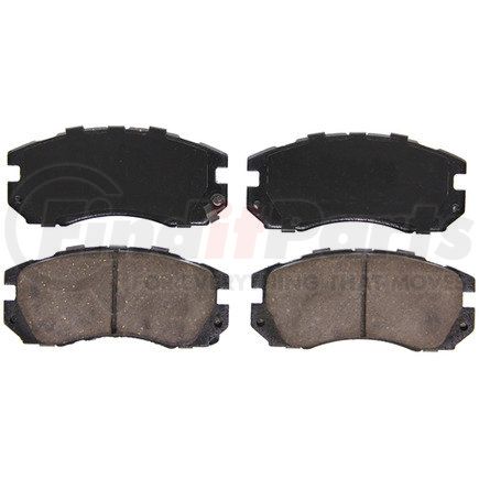 ZD563 by WAGNER - QuickStop Ceramic Disc Brake Pad Set
