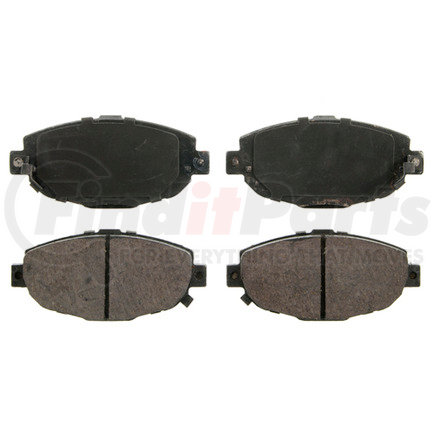 ZD571 by WAGNER - QuickStop Ceramic Disc Brake Pad Set