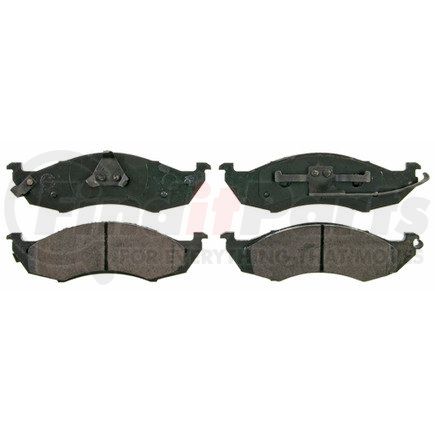 ZD576 by WAGNER - QuickStop Ceramic Disc Brake Pad Set