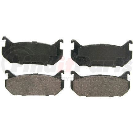 ZD584 by WAGNER - QuickStop Ceramic Disc Brake Pad Set