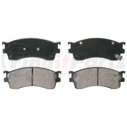 ZD893 by WAGNER - QuickStop Ceramic Disc Brake Pad Set