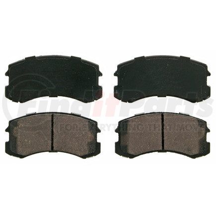 ZD904 by WAGNER - QuickStop Ceramic Disc Brake Pad Set