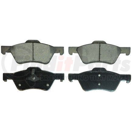 ZD1047C by WAGNER - QuickStop Ceramic Disc Brake Pad Set