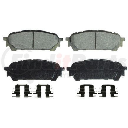 ZD1004 by WAGNER - QuickStop Ceramic Disc Brake Pad Set