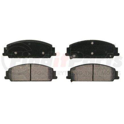 ZD1351 by WAGNER - QuickStop Ceramic Disc Brake Pad Set