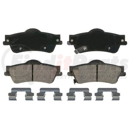 ZD1352 by WAGNER - QuickStop Ceramic Disc Brake Pad Set