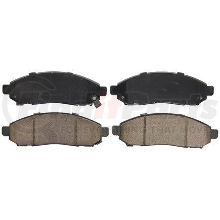 ZD1548 by WAGNER - QuickStop Ceramic Disc Brake Pad Set