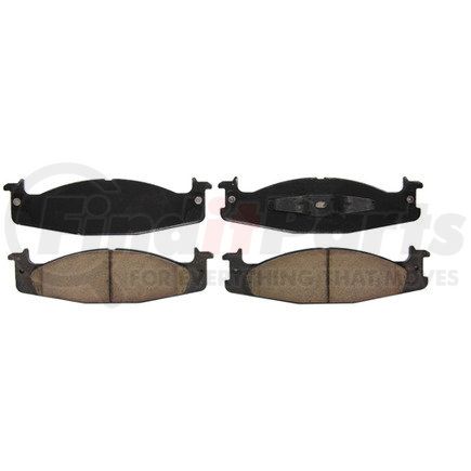 ZD632 by WAGNER - QuickStop Ceramic Disc Brake Pad Set