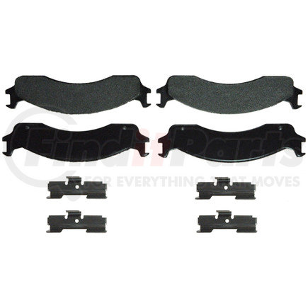 Wagner ZD655 Disc Brake Pad Set QuickStop Ceramic Disc Brake Pad Set