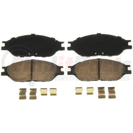 ZD803 by WAGNER - QuickStop Ceramic Disc Brake Pad Set