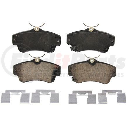 ZD841 by WAGNER - QuickStop Ceramic Disc Brake Pad Set