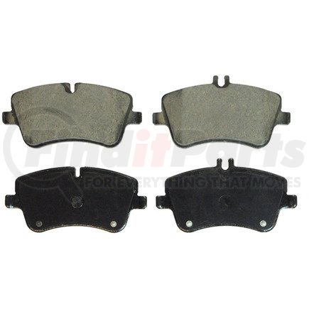 ZD872 by WAGNER - QuickStop Ceramic Disc Brake Pad Set