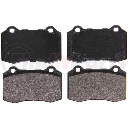 ZX592A by WAGNER - QuickStop Semi-Metallic Disc Brake Pad Set
