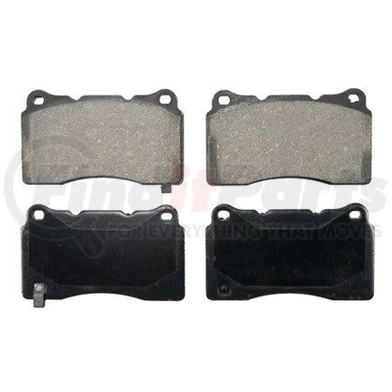 ZD1001 by WAGNER - QuickStop Ceramic Disc Brake Pad Set