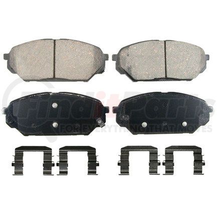 ZD1301 by WAGNER - QuickStop Ceramic Disc Brake Pad Set