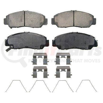 ZD1276 by WAGNER - QuickStop Ceramic Disc Brake Pad Set